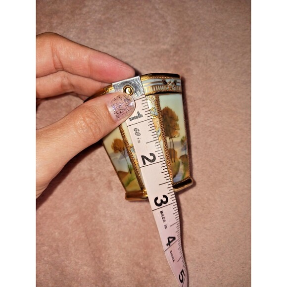 Antique Nippon Hand Painted Porcelain Chocolate Cups Marked Gold Gilt Blue - Picture 5 of 8